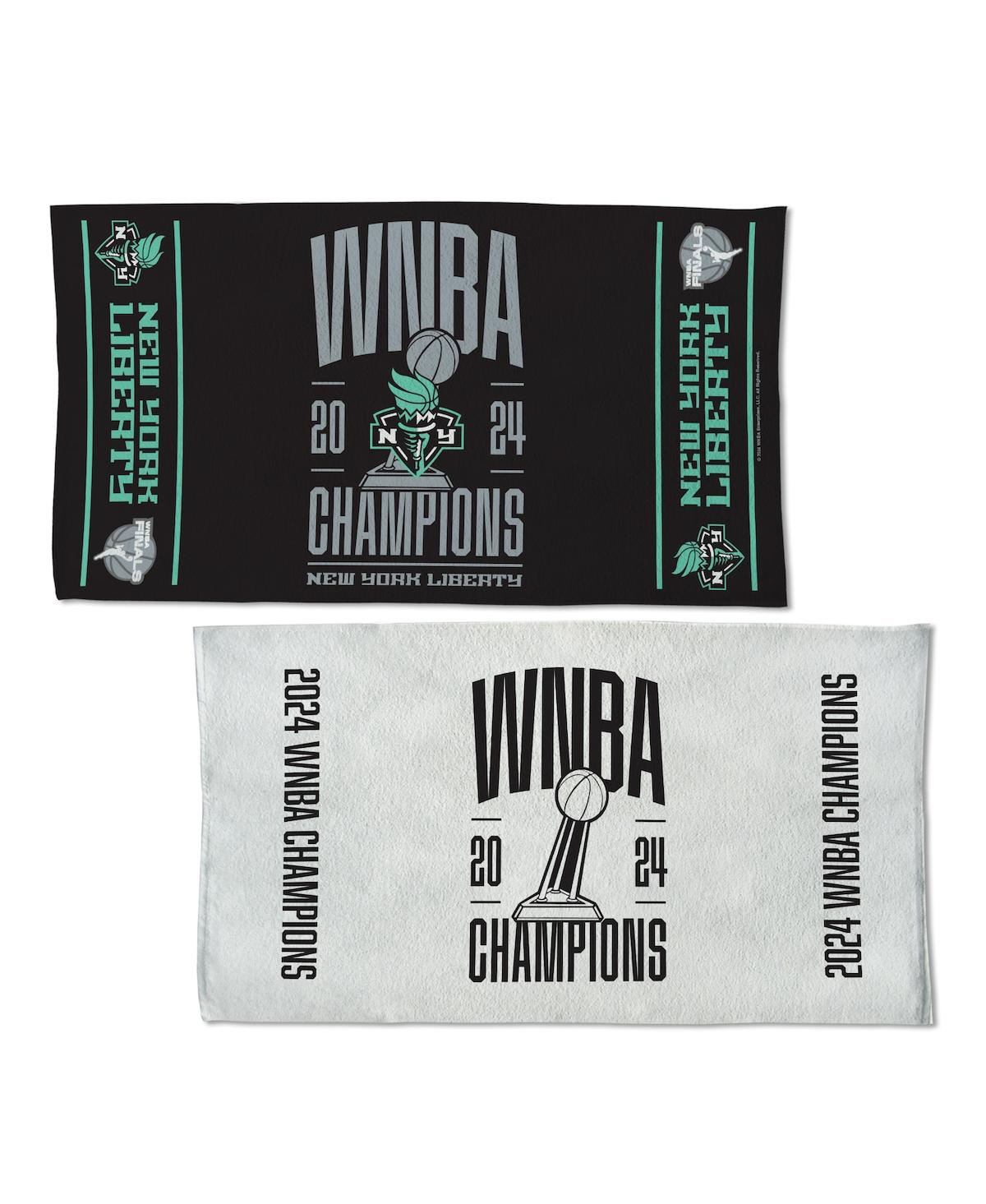 Wincraft New York Liberty 2024 Wnba Finals Champions Locker Room 22' X 42' Two-sided On Court Towel In No Color