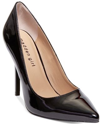 madden girl black pumps