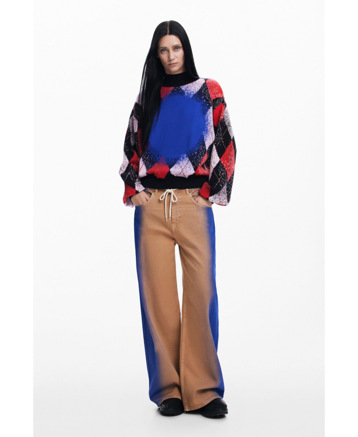 Desigual Women's Spray effect sweater Maitrepierre