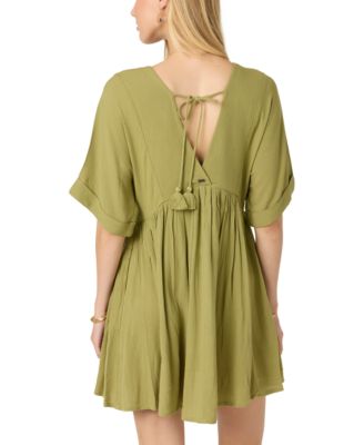 Juniors' Rosemary Essential Woven Mini Dress