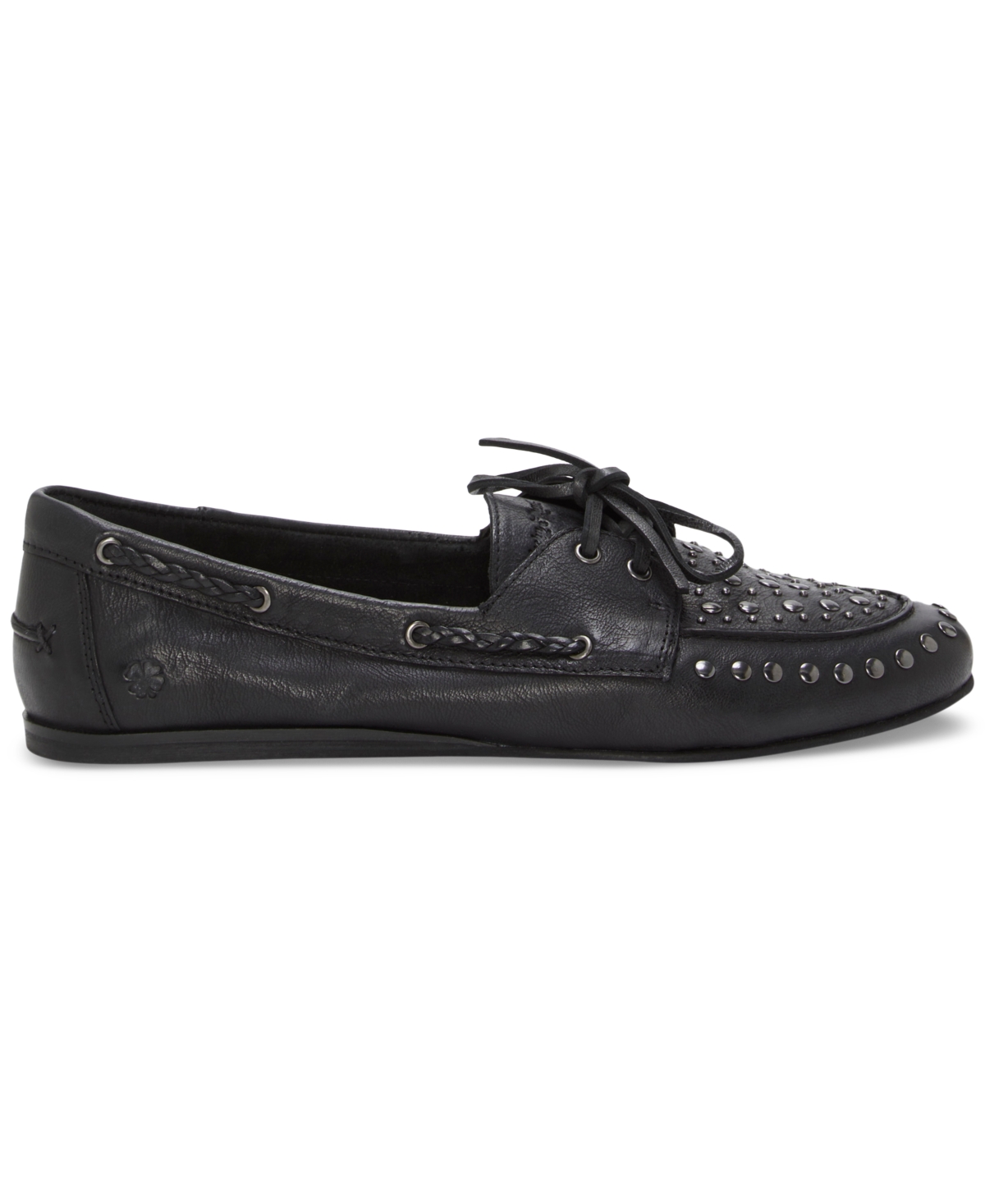 LUCKY BRAND WOMEN'S TIMINI STUDDED MOCCASIN BOAT SHOE LOAFERS 
