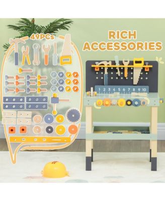 Toddler Tool Set, 49 Piece Kids Tool Bench Workbench Playset for 3-6