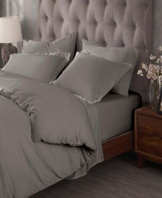 400-TC Egyptian Cotton Solid Luxury Duvet Cover Set, Twin