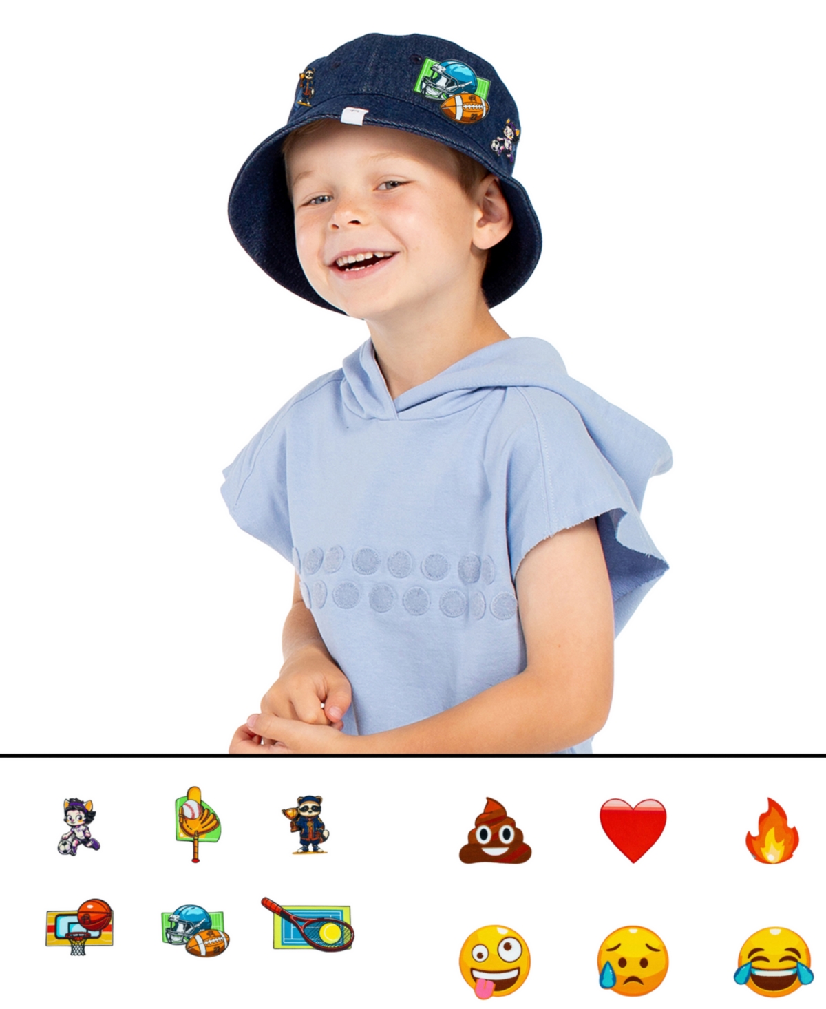 Rabble Clothing Unisex Customizable Bucket Hat Bundle with Victory Vibes Dabblz