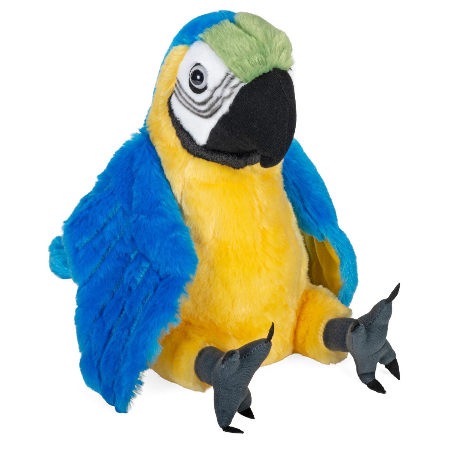 Детская мягкая игрушка Wild Republic Realistic Blue and Yellow Macaw 12" Stuffed Animal — фото 1