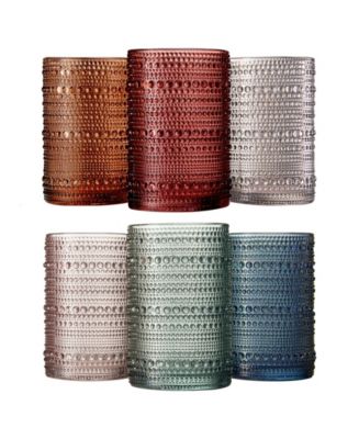 The Wine Savant Beaded Highball Glasses, Set of 6 - Macy's