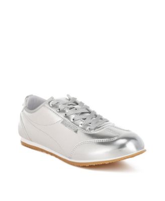 Astylos Metallic Faux Leather Sneakers