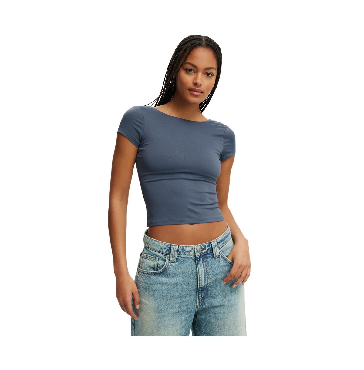 Cotton On Women's Cleo Low Back Tee