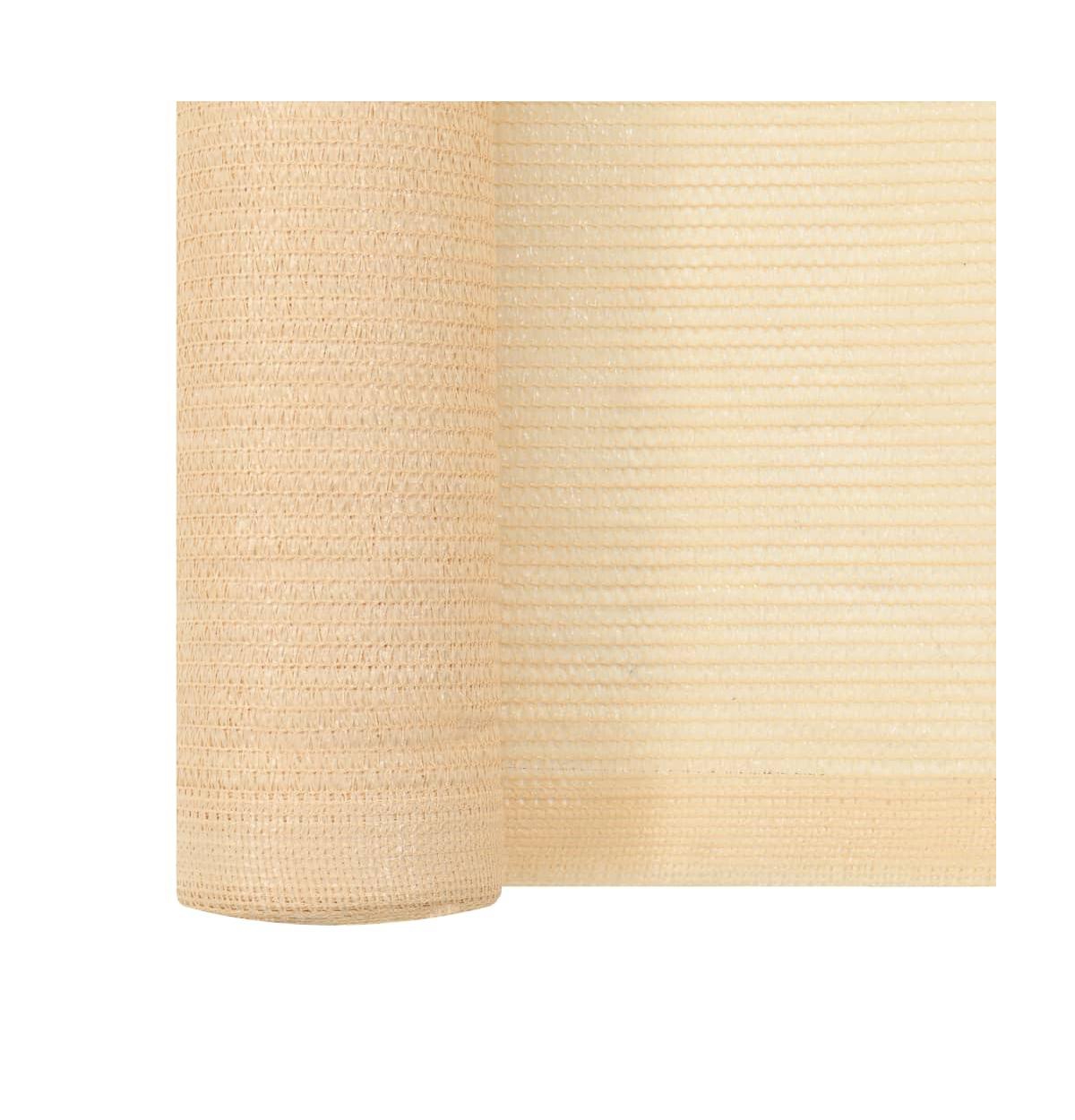 vidaXL Privacy Net Hdpe 4.9'x164'- Beige