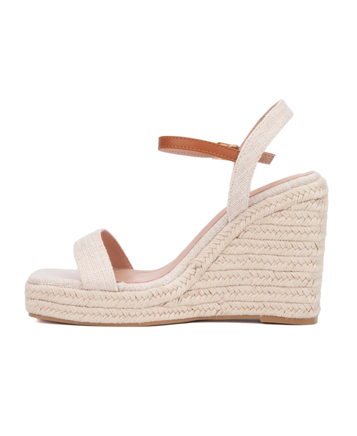 Women's Unita Platform Espadrille Wedge Sandal -tan