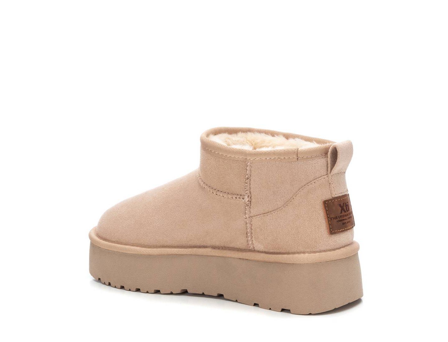 Женские ботинки XTI Winter Suede Booties, цвет: Бежевый — фото 3