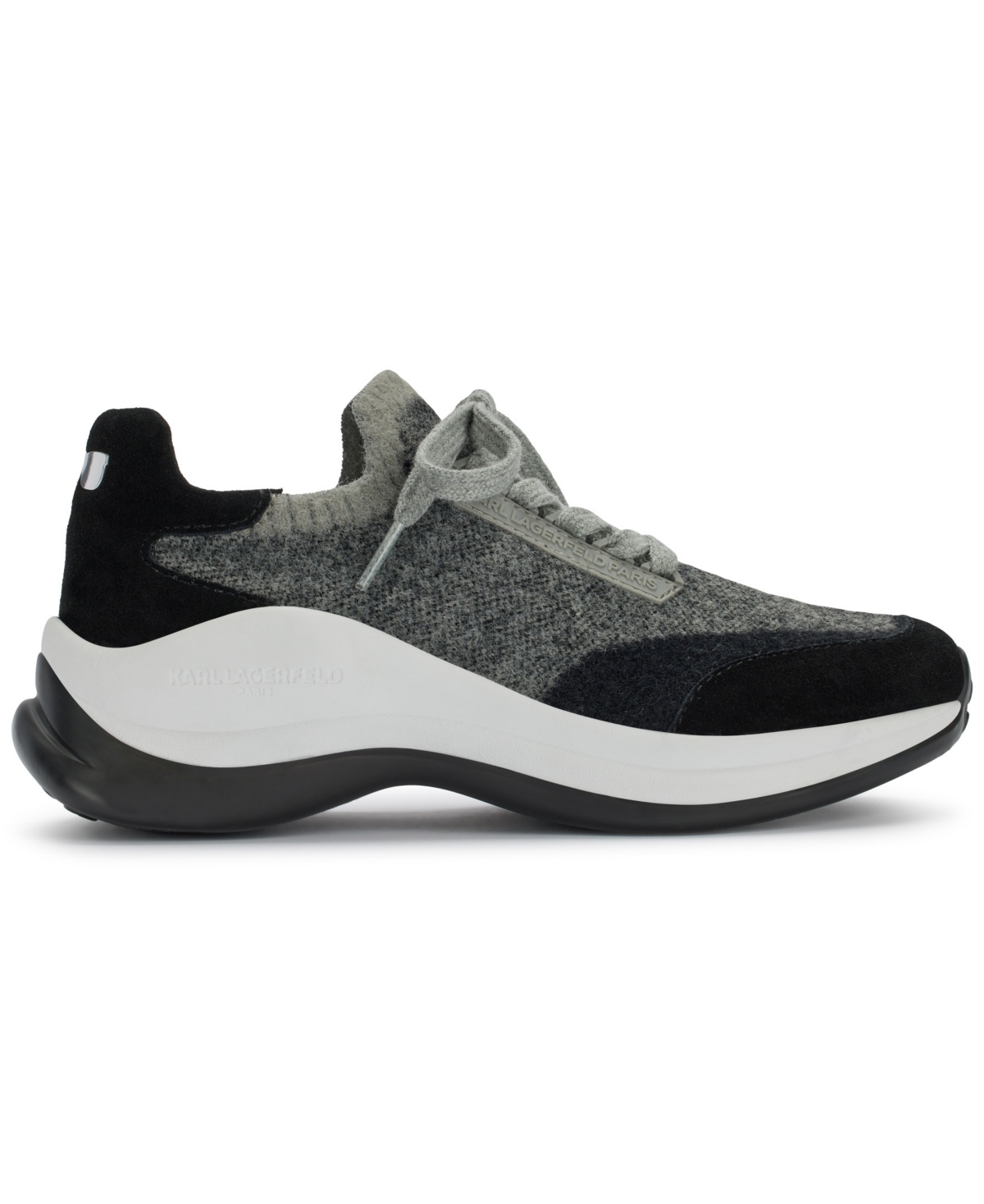 Karl Lagerfeld Women's Carsyn Lace Up Sneakers In Grey,black