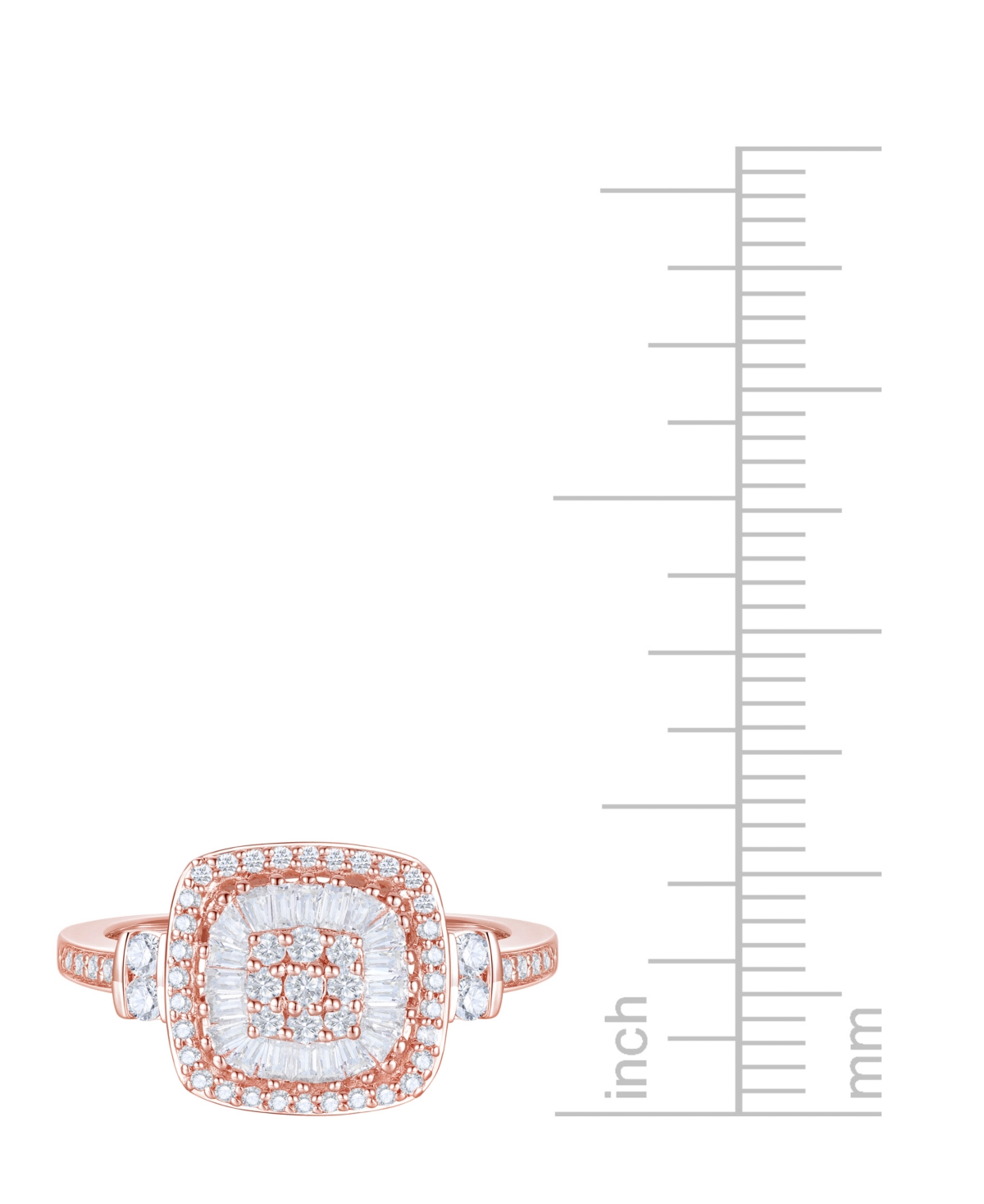 Diamond Vintage-Inspired Ring (1/2 ct. t.w.) in 14k White, Yellow or- Rose Gold