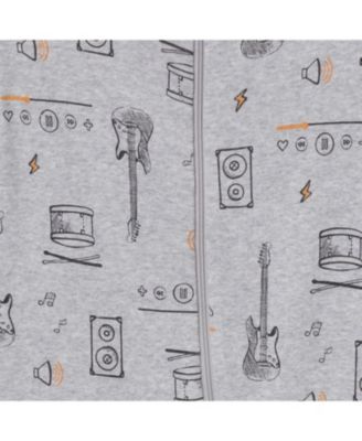 Baby Girls Snug Fit Footless Pajamas, 3-Pack, Moose & Trees