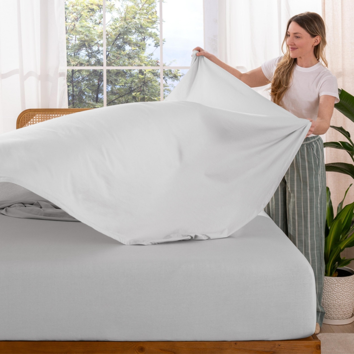 Bare Home Organic Jersey Sheet Set