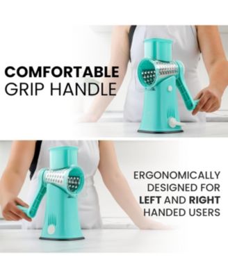 Rotary Cheese Grater with 5 Interchangeable Stainless Steel Blades