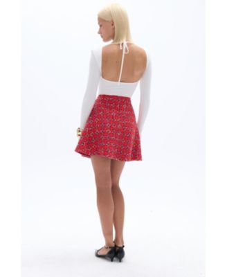 Women's Tweed Mini Skirt