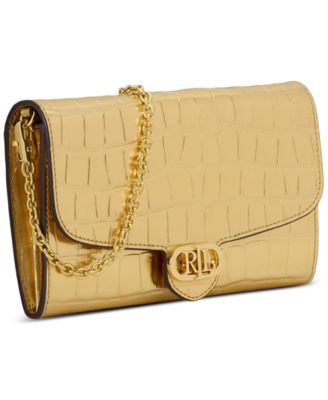 Adair Croc-Embossed Leather Small Crossbody