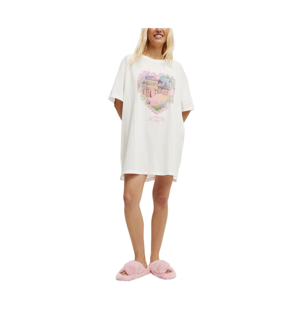 Cotton On Women's Peach Prc 90 S Tshirt Nightie -castle