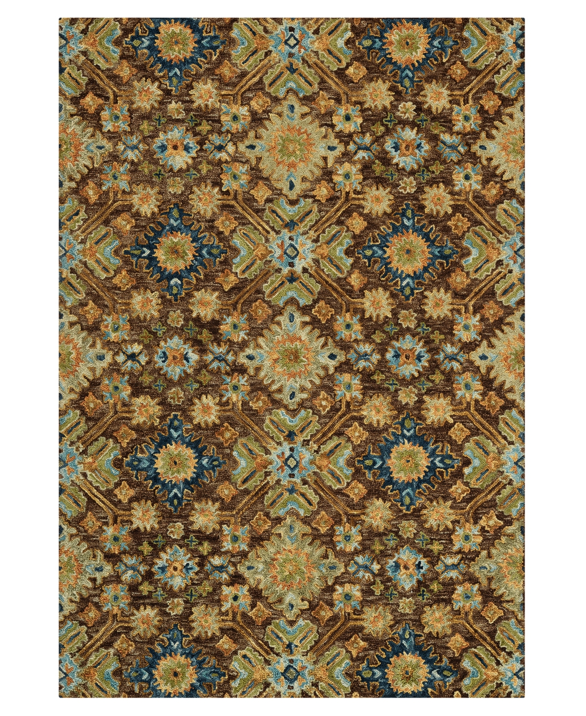 Amer Rugs Jackson Jac4 5'x8' Area Rug In Brown