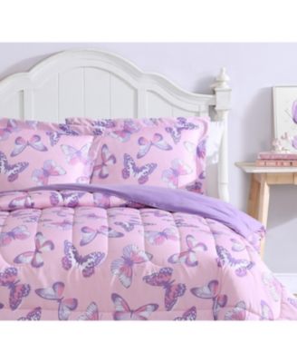 Magical Butterfly 2-Piece Ultra Soft Microfiber Comforter Set - Twin