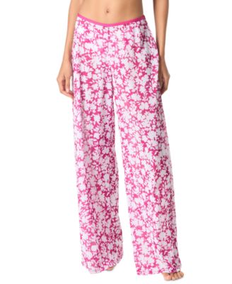 Michael Kors - Women's Floral Print Cover-Up Pants
