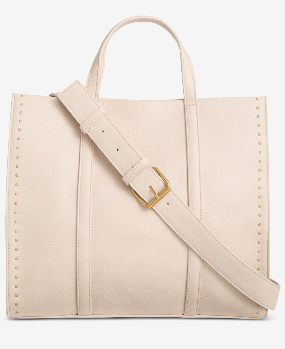 Boxy Medium Tote, Exclusively at Macy's - Alabaster