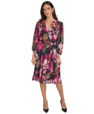 Calvin klein wrap dress online