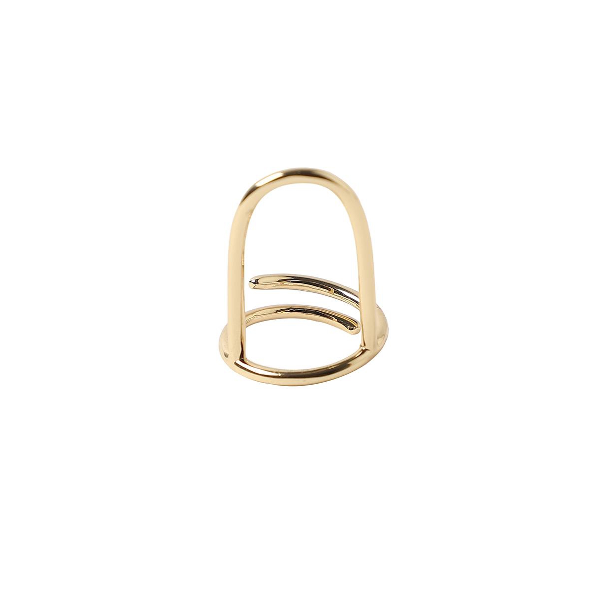 Women's Minimal Nail Ring - Gold