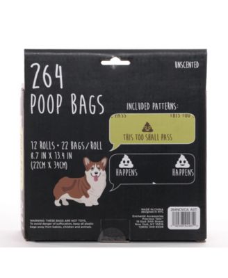 Dog Poop Bags, Humorous Pet Waste Bag Refills for Dogs, Leak-Proof and Durable, 264 ct