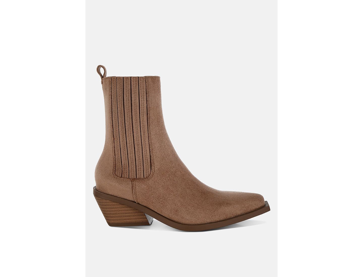 Женские ботинки London Rag Lording High Ankle Microfiber Chelsea, цвет: Светлый бежевый — фото 8