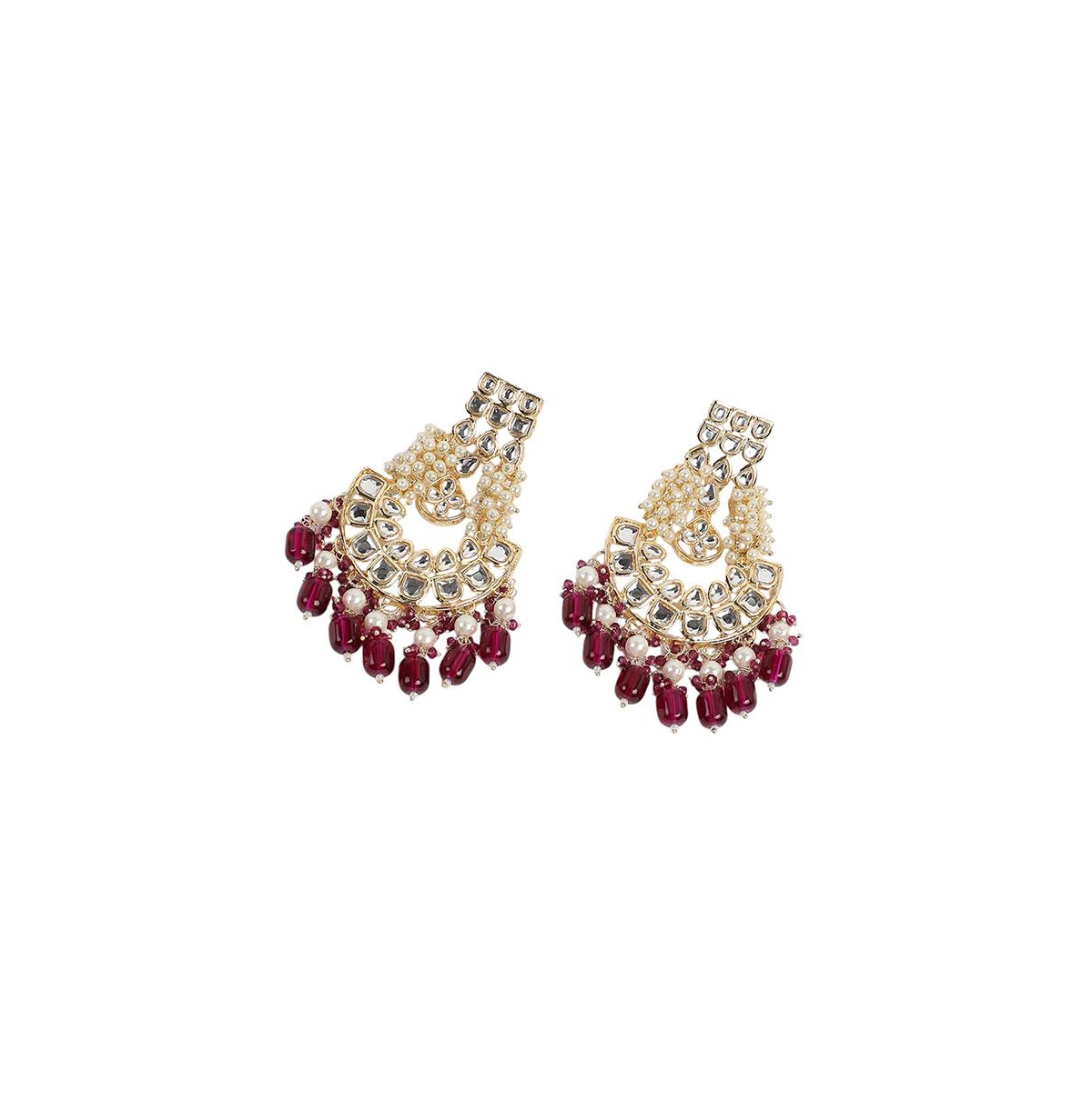 Sohi Women's The Naila Jewellery Set In Pink