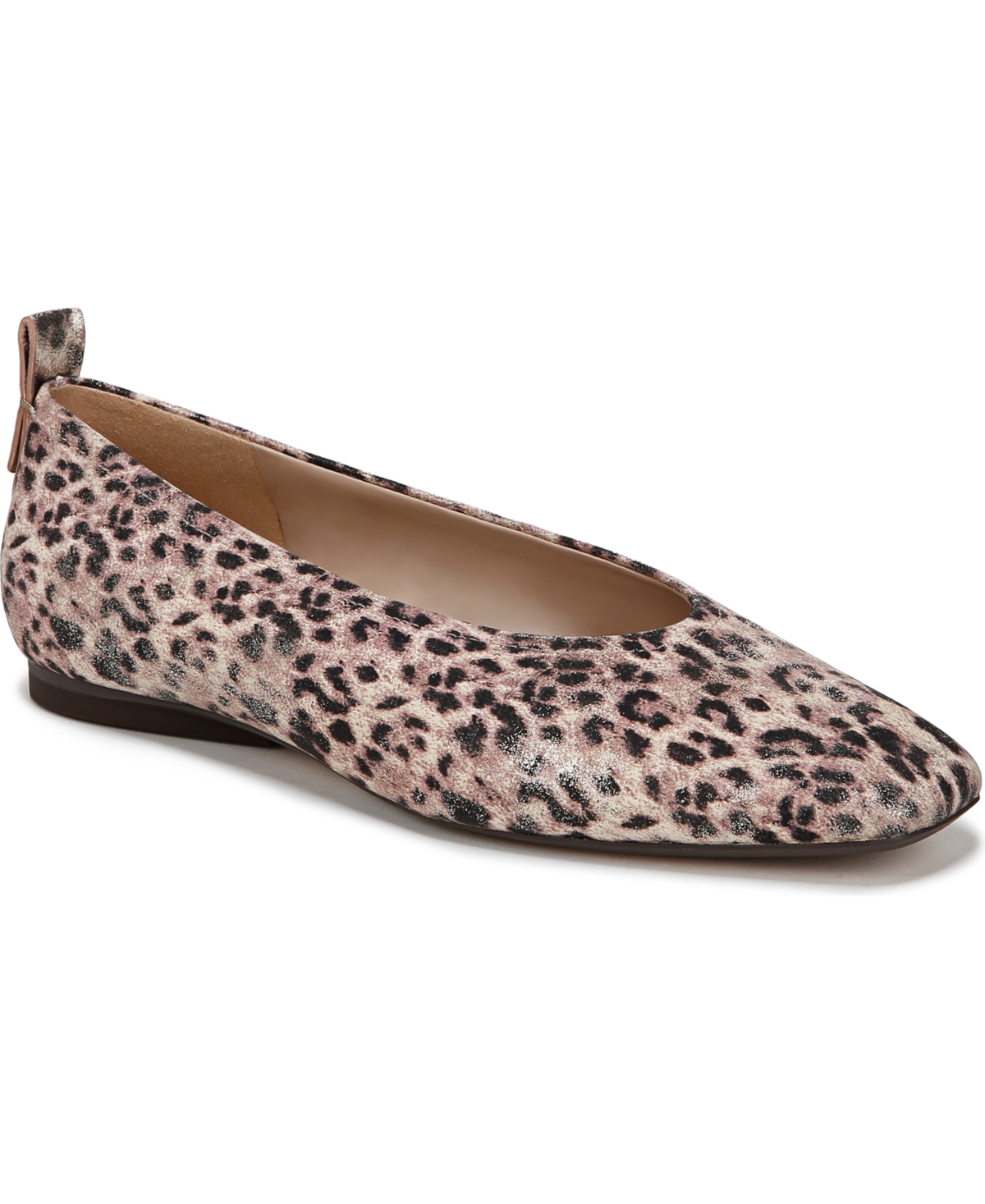 NATURALIZER CARLA SQUARE TOE BALLET FLATS 