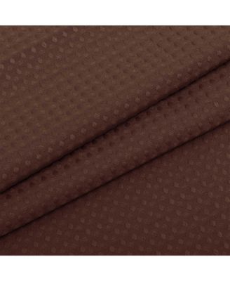 Textured Waffle Weave with Snap In Liner and 12 Hooks, 71"X72"