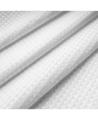 Textured Waffle Weave with Snap In Liner and 12 Hooks, 54"X78"