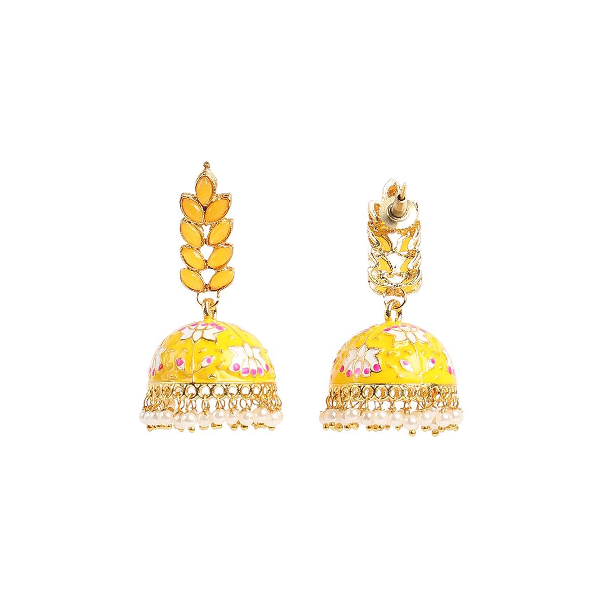 Sohi Women's The Zohra Jewellery Set In Yellow