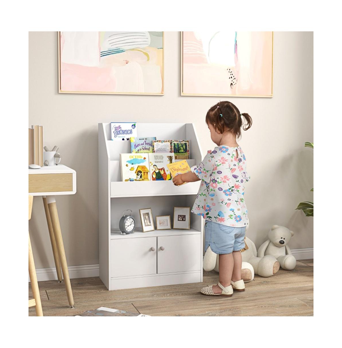 SlickblueStorage Cabinet - Elegant and Functional Organizer for Home or Office Spaces - White