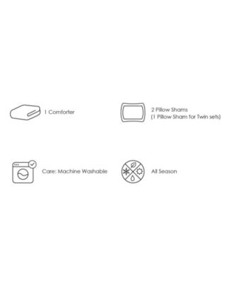 Magical Butterfly 3-Piece Ultra Soft Microfiber Comforter Set - Full