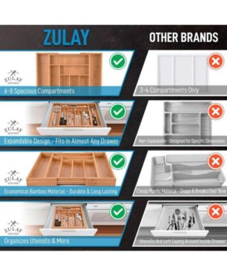 Bamboo Kitchen Drawer Organizer