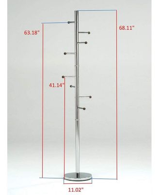 Wilhelm 8-Hook Coat Rack