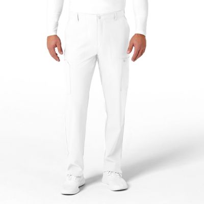 Men's W123 Flat Front Cargo Scrub Pant