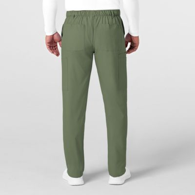 Men's W123 Flat Front Cargo Scrub Pant