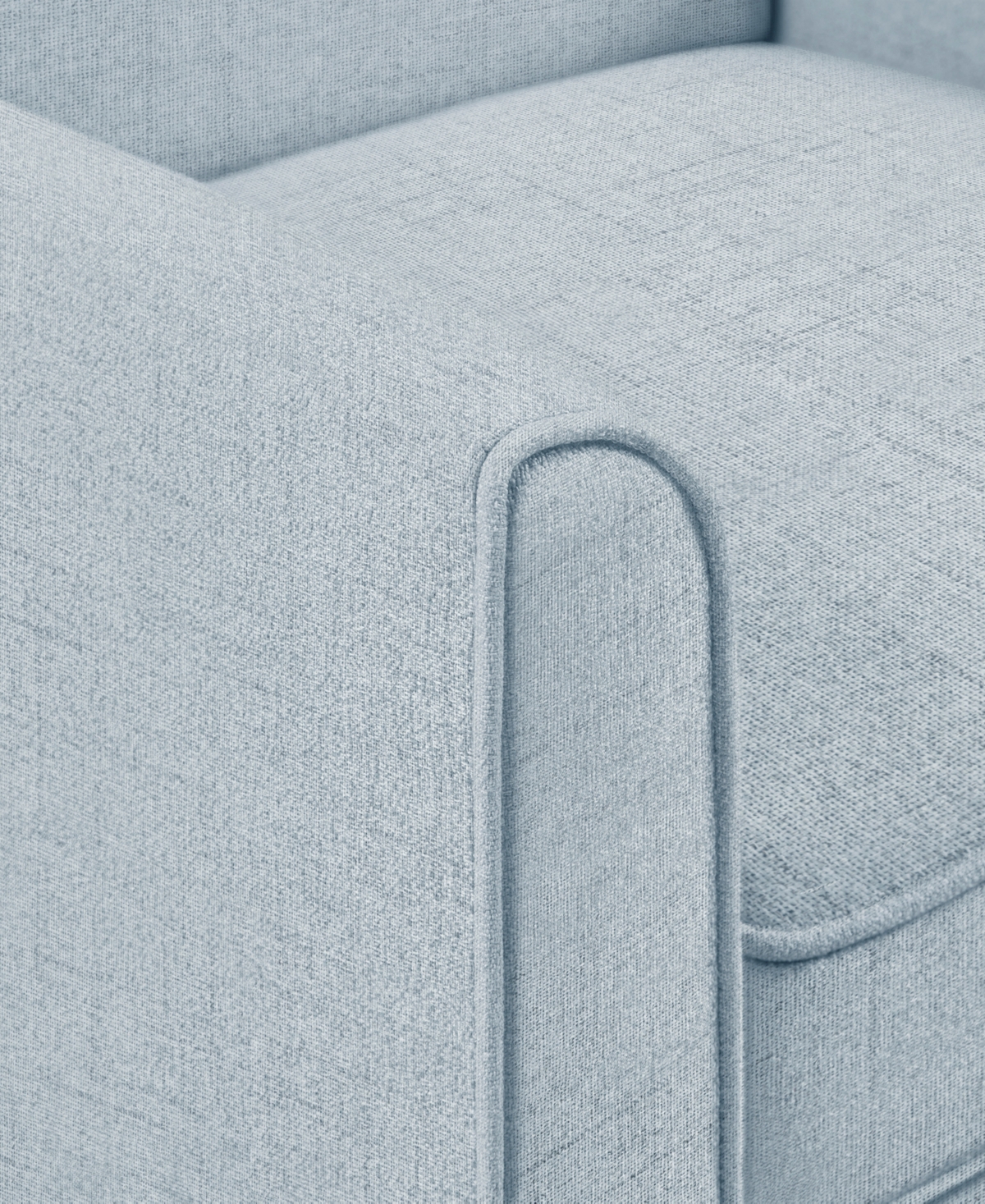 510 Design Paula 30"w Slipcover Accent Armchair In Light Blue