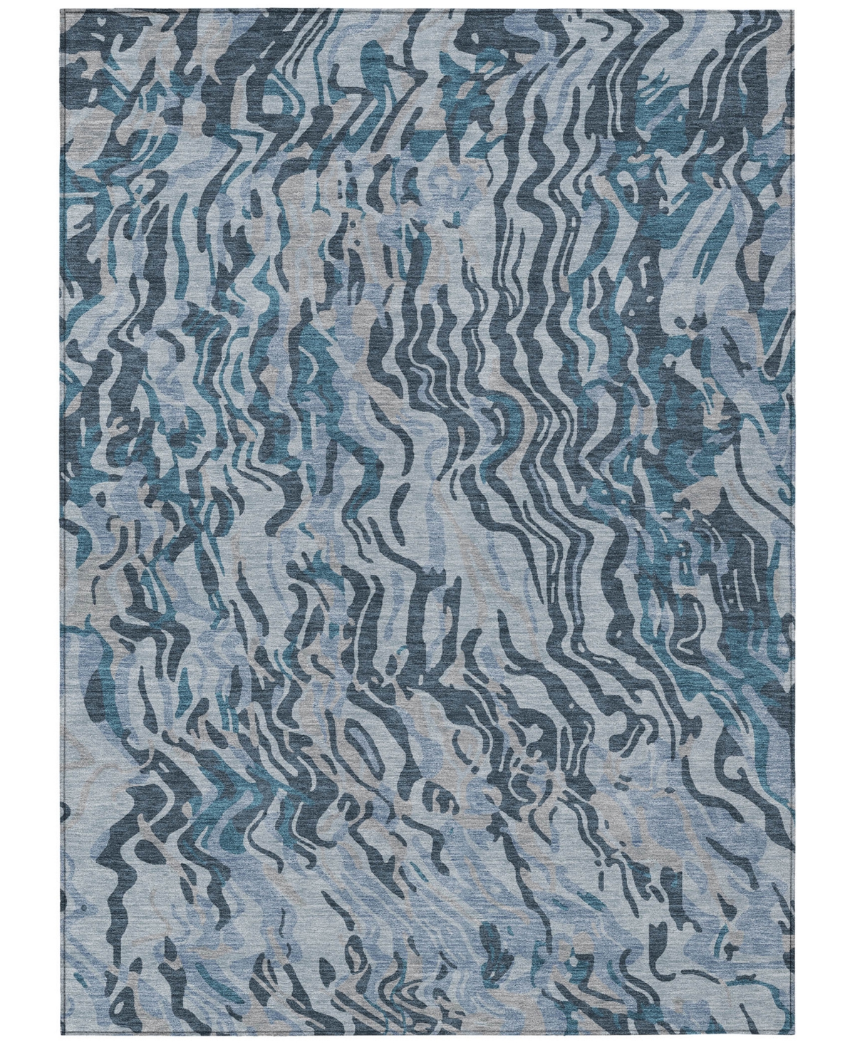 Addison Chantille Machine Washable Acn1038 5'x7'6" Area Rug In Mist