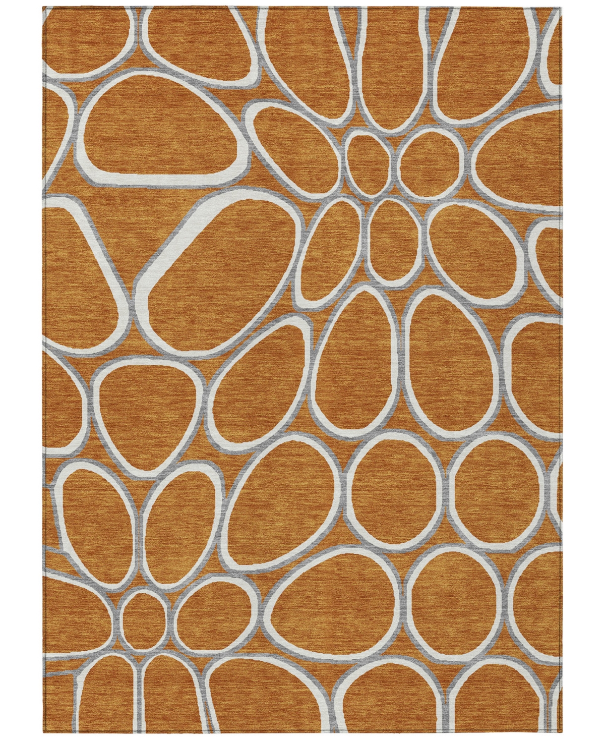Addison Chantille Machine Washable Acn1041 8'x10' Area Rug In Paprika