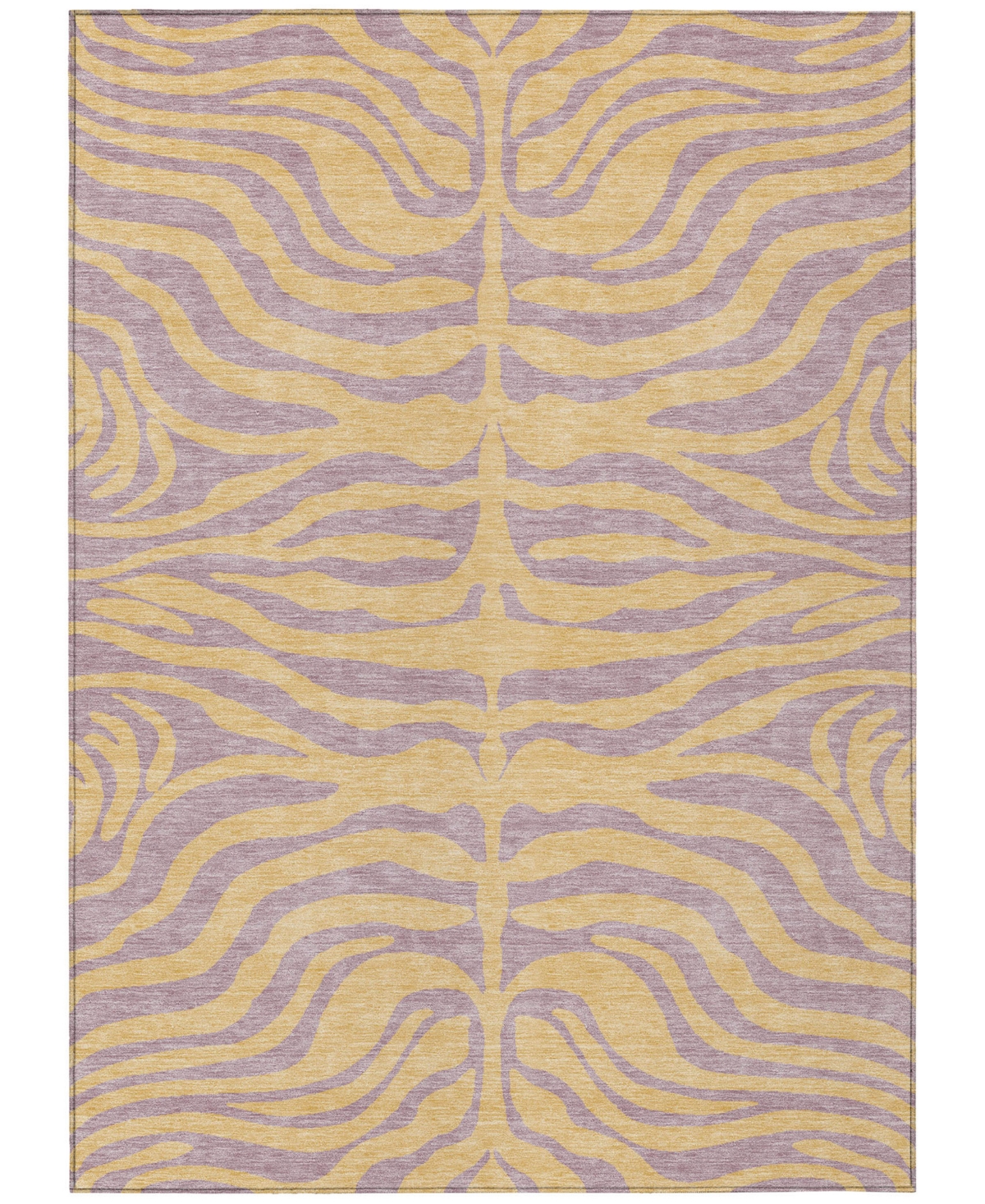 Addison Chantille Machine Washable Acn1043 5'x7'6" Area Rug In Peach