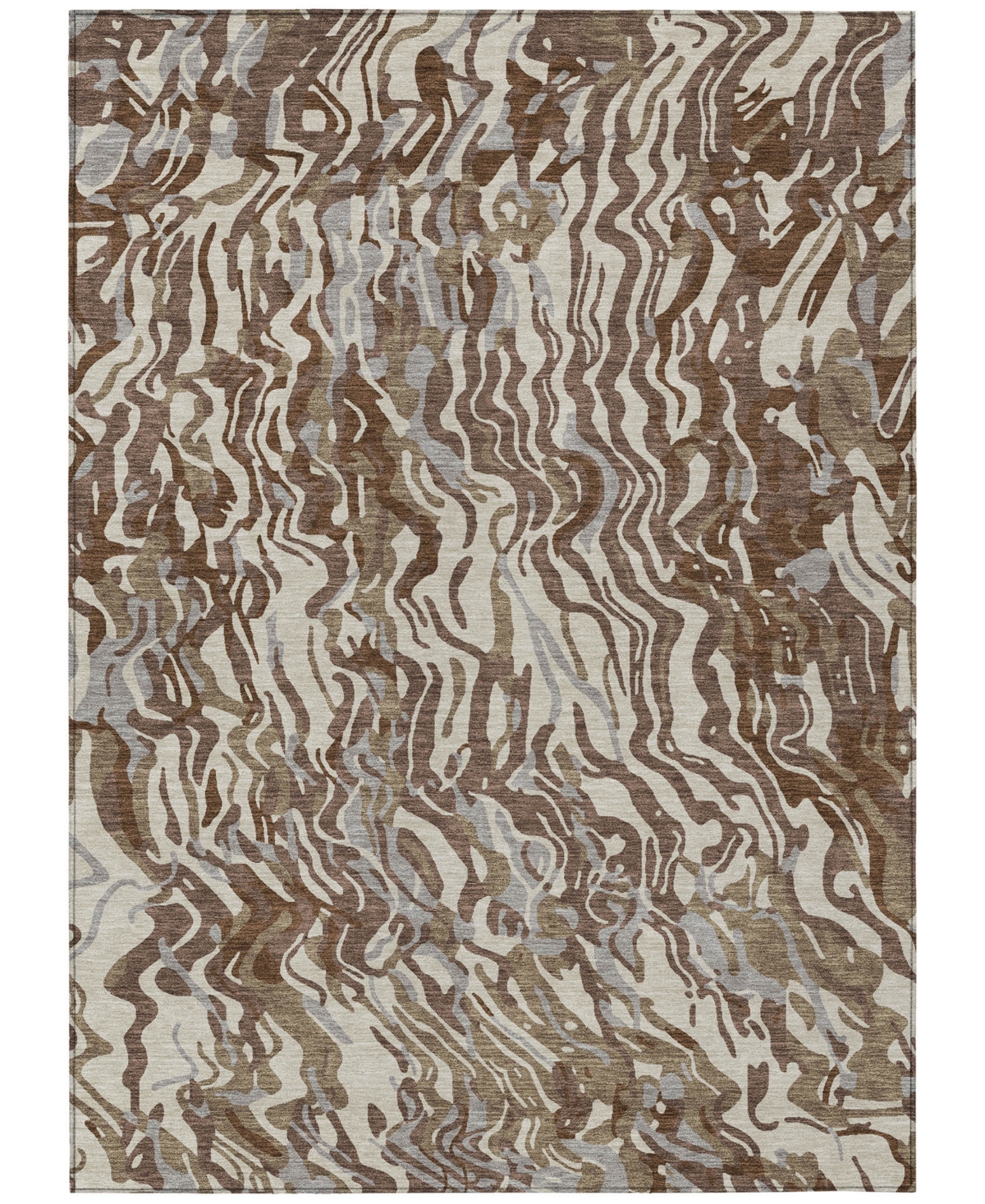 Addison Chantille Machine Washable Acn1038 2'6"x3'10" Area Rug In Brown
