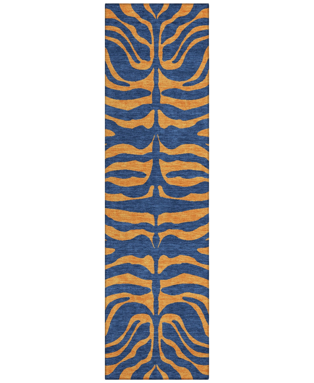 Addison Chantille Machine Washable Acn1043 2'3"x7'6" Runner Area Rug In Navy