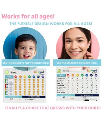 Reward Magnetic Behavior Chore Chart for Kids at Home