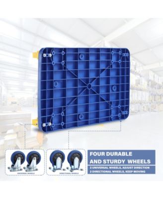 Foldable Push Hand Cart, Platform Truck with 880 lbs. Weight Capacity